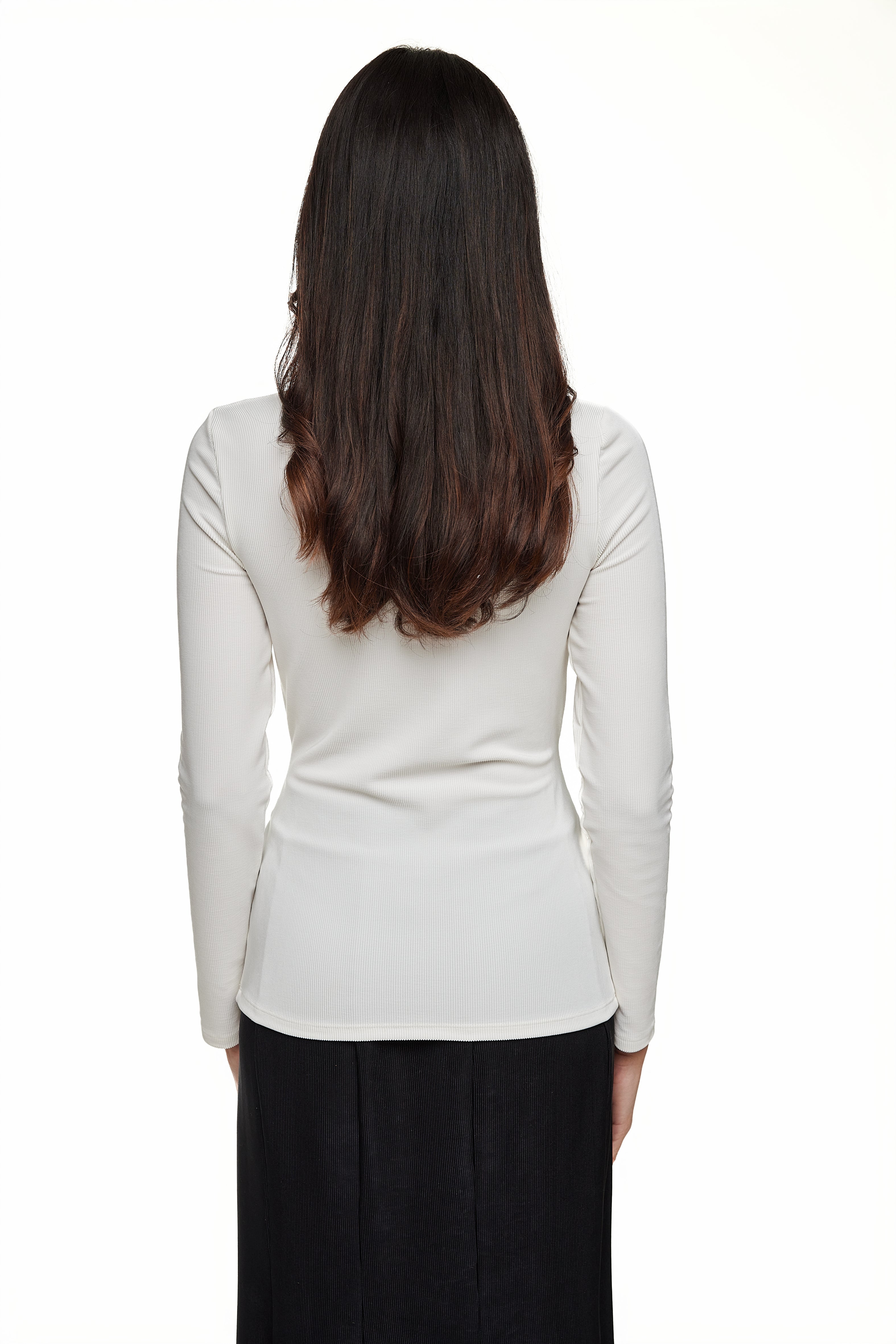 AMBER WAIST TIE TOP - Ivory - Olivvi World