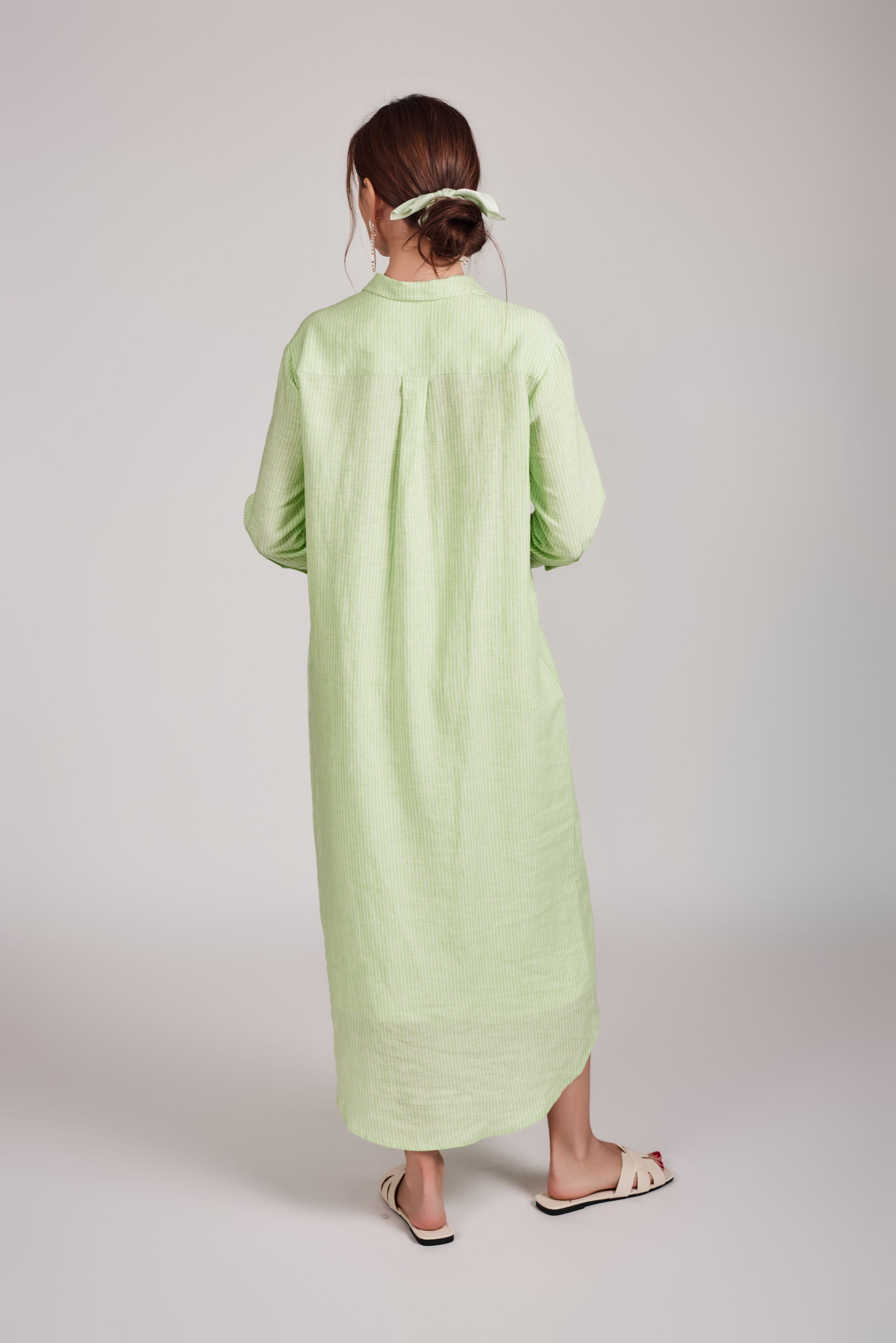 Relaxed Summer IT dress - Lime Green - Olivvi World