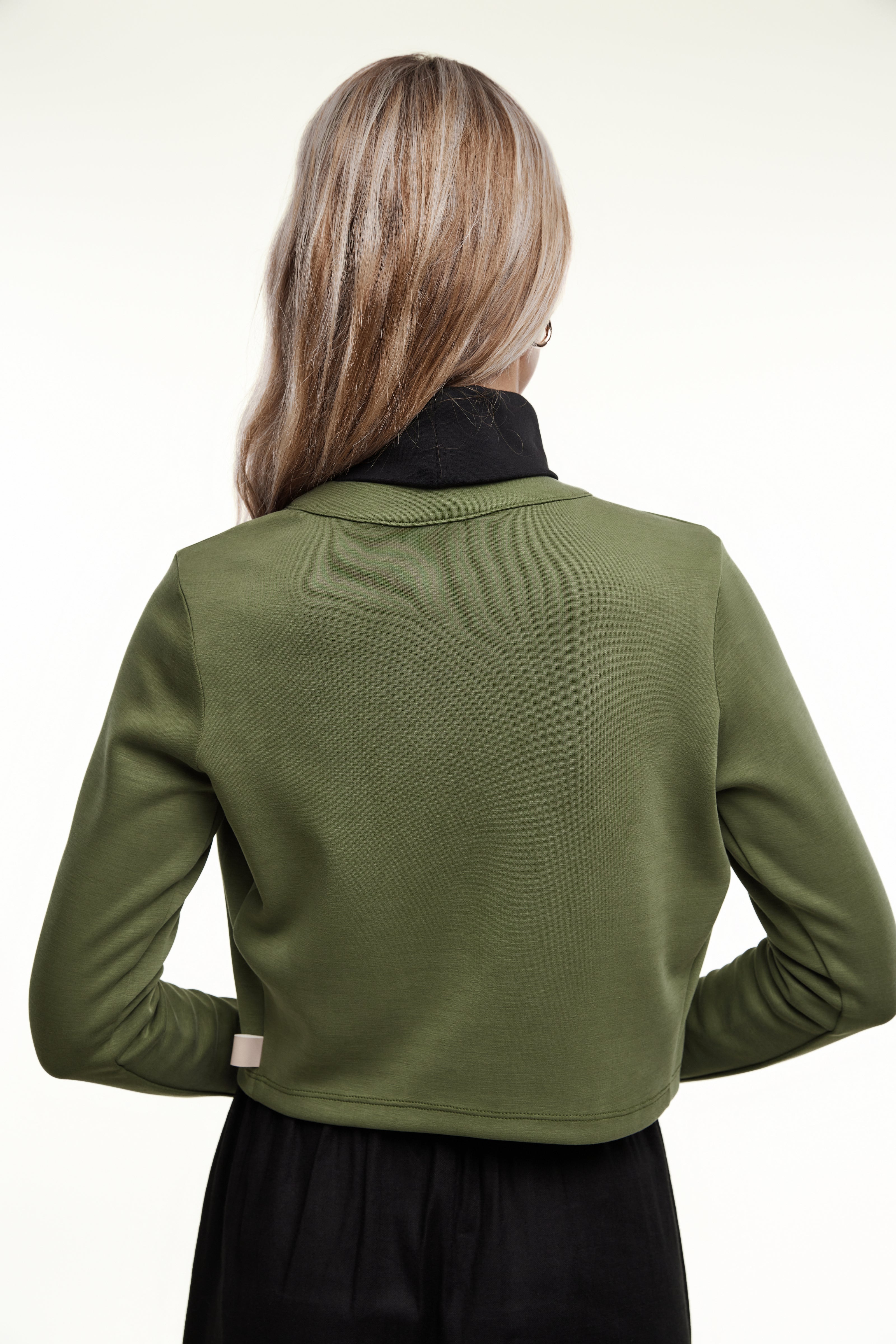 STEPH STRETCH CARDIGAN - Olive - Olivvi World