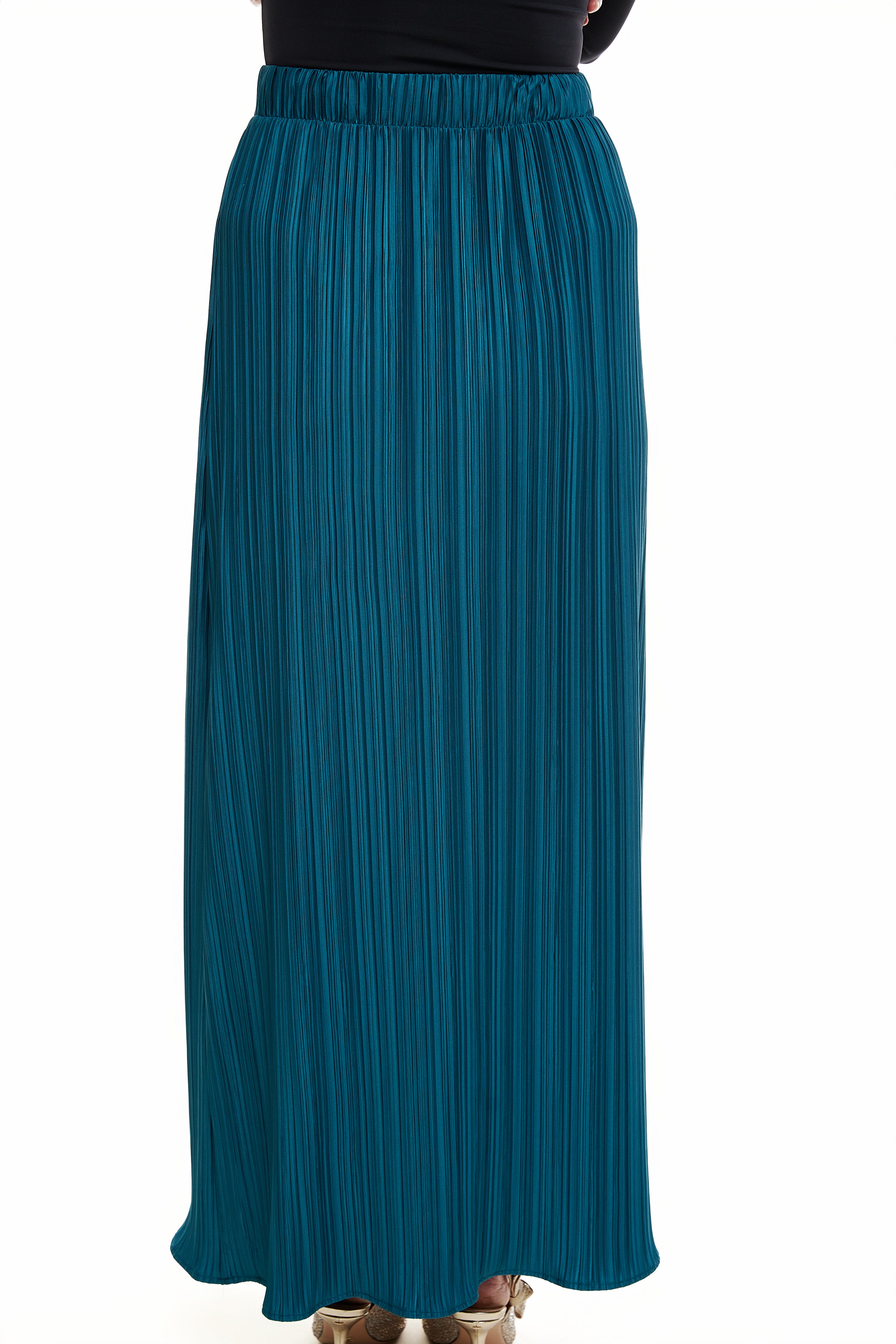 Eve Cupro Skirt, Turquoise – Olivvi World