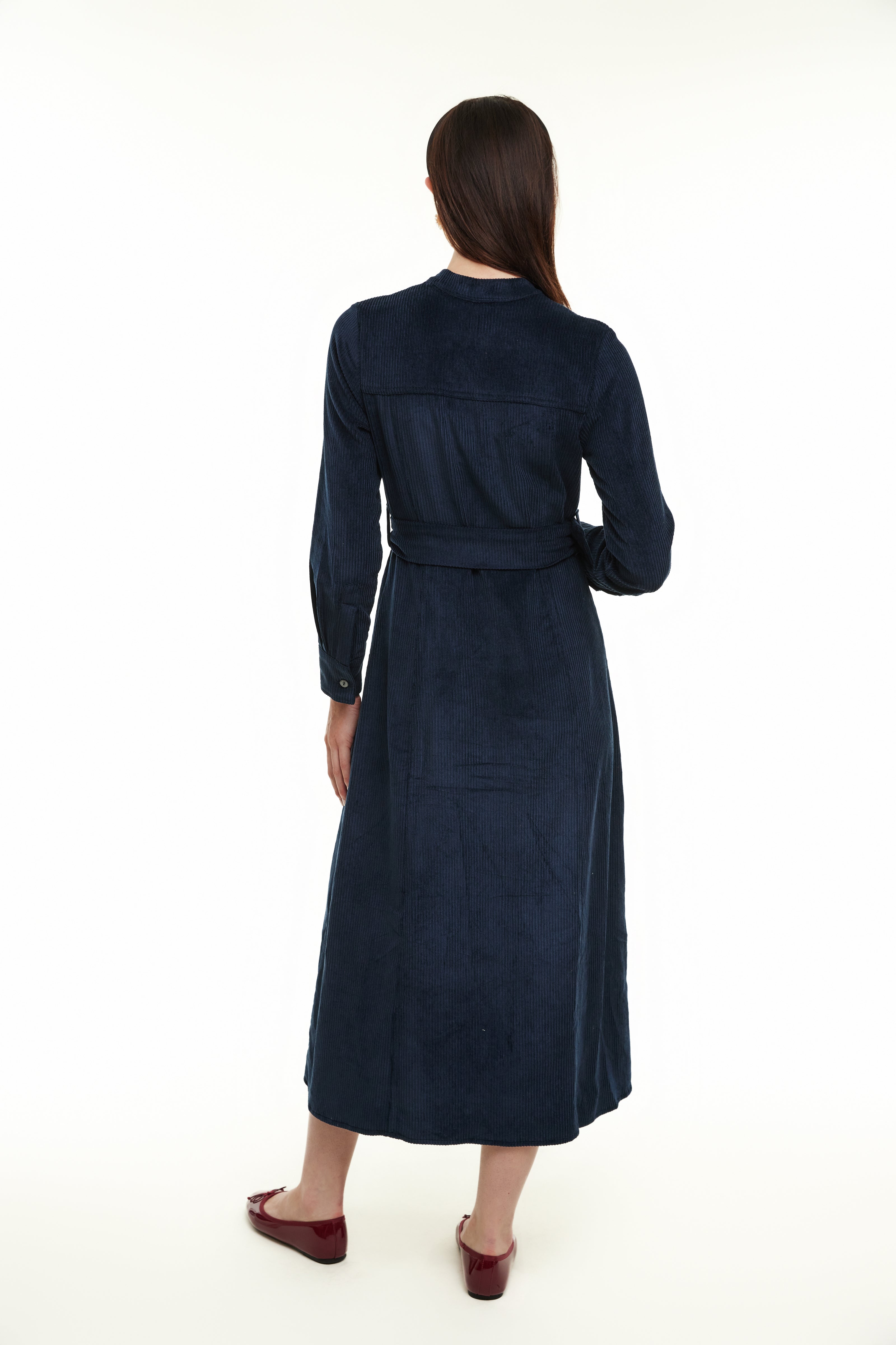 Millie Cord Dress, Navy – Olivvi World