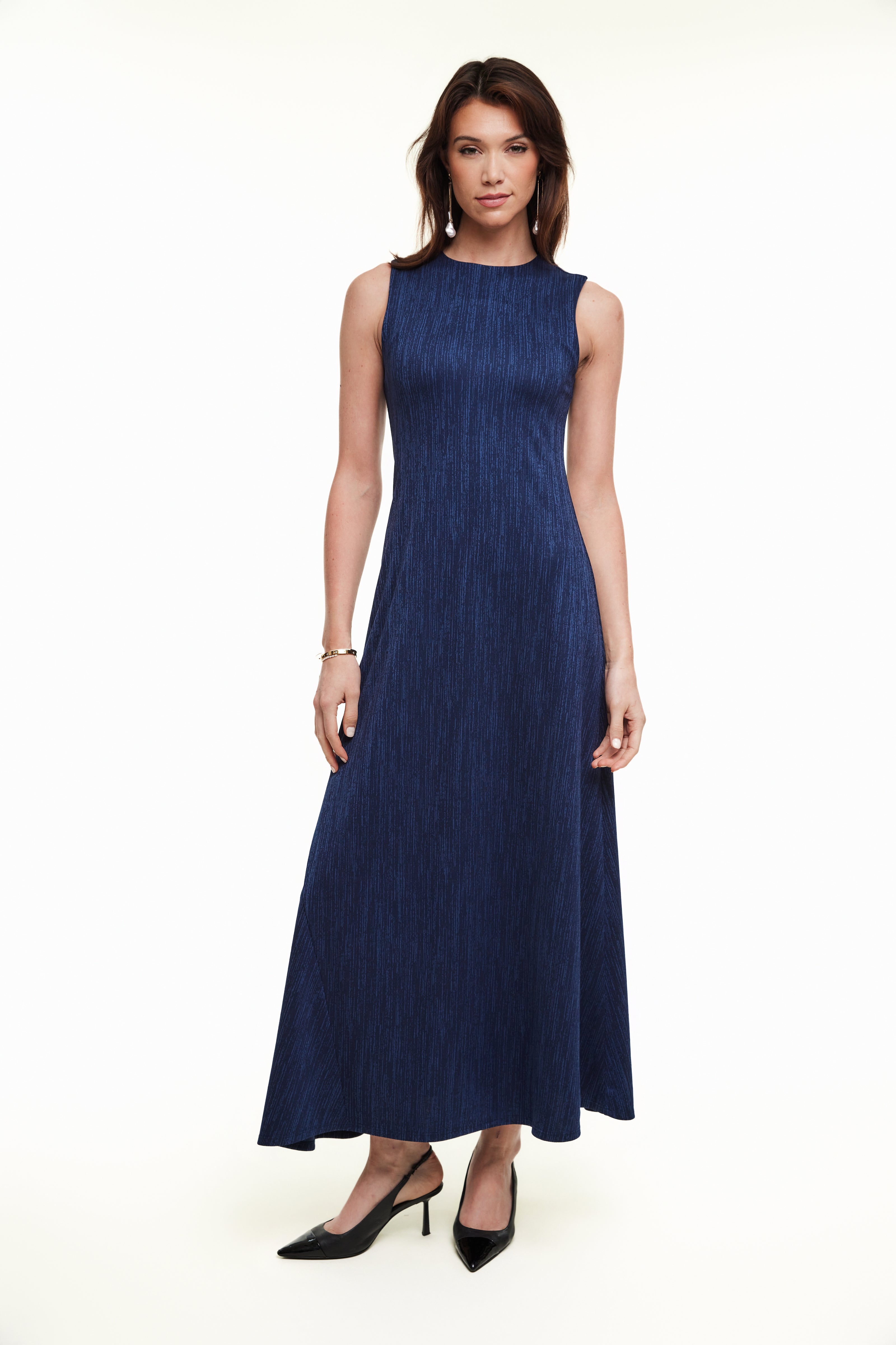 Slip Dress, Navy - Olivvi World