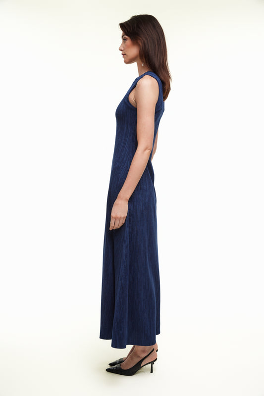 Slip Dress, Navy - Olivvi World