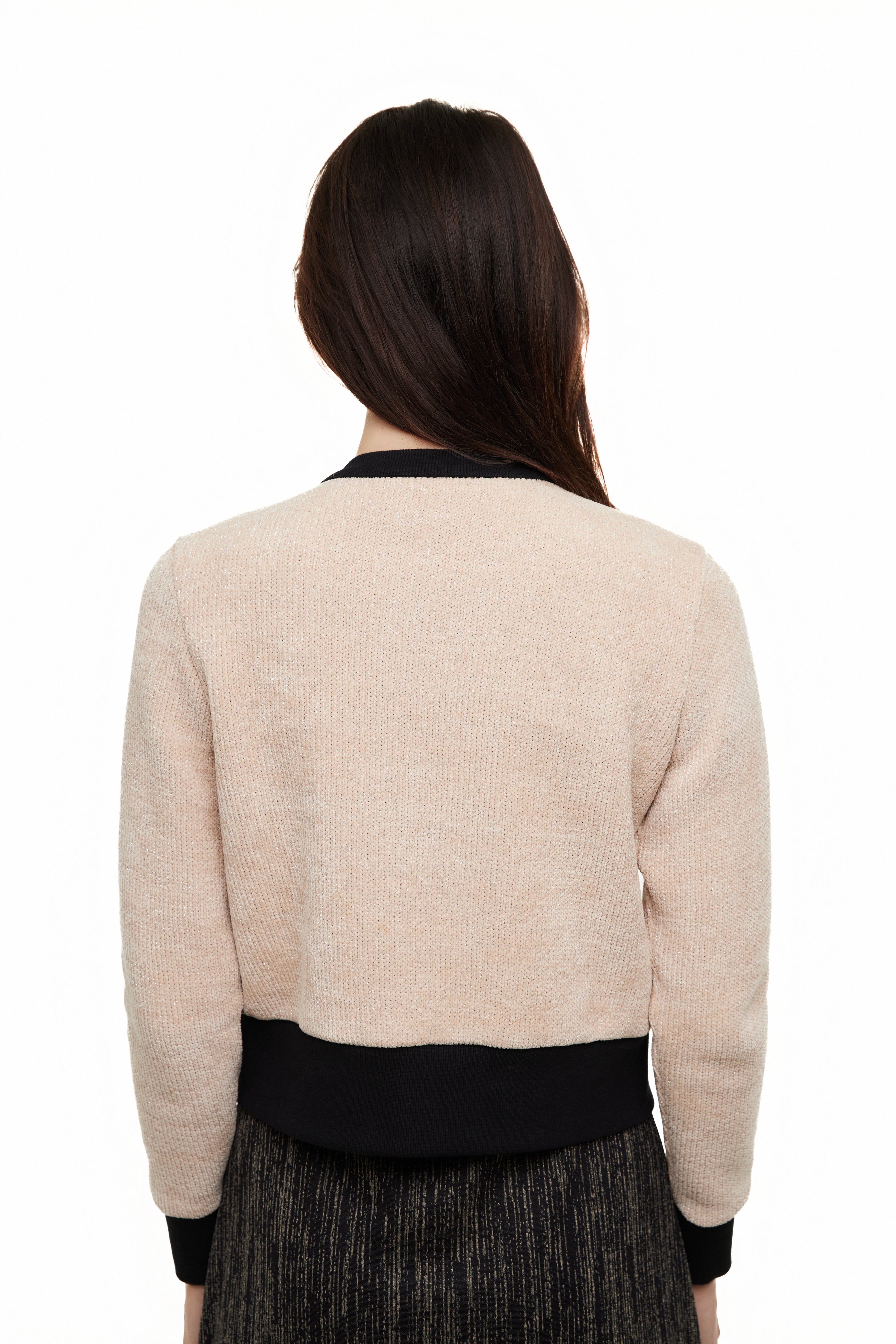 Talia Lux Cardigan, Beige/Ivory – Olivvi World 