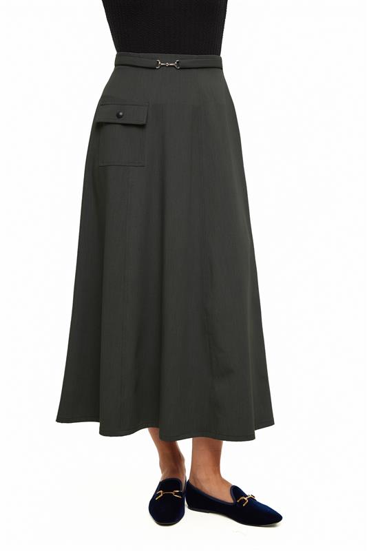 The Diana Skirt, Dark Gray – Olivvi World