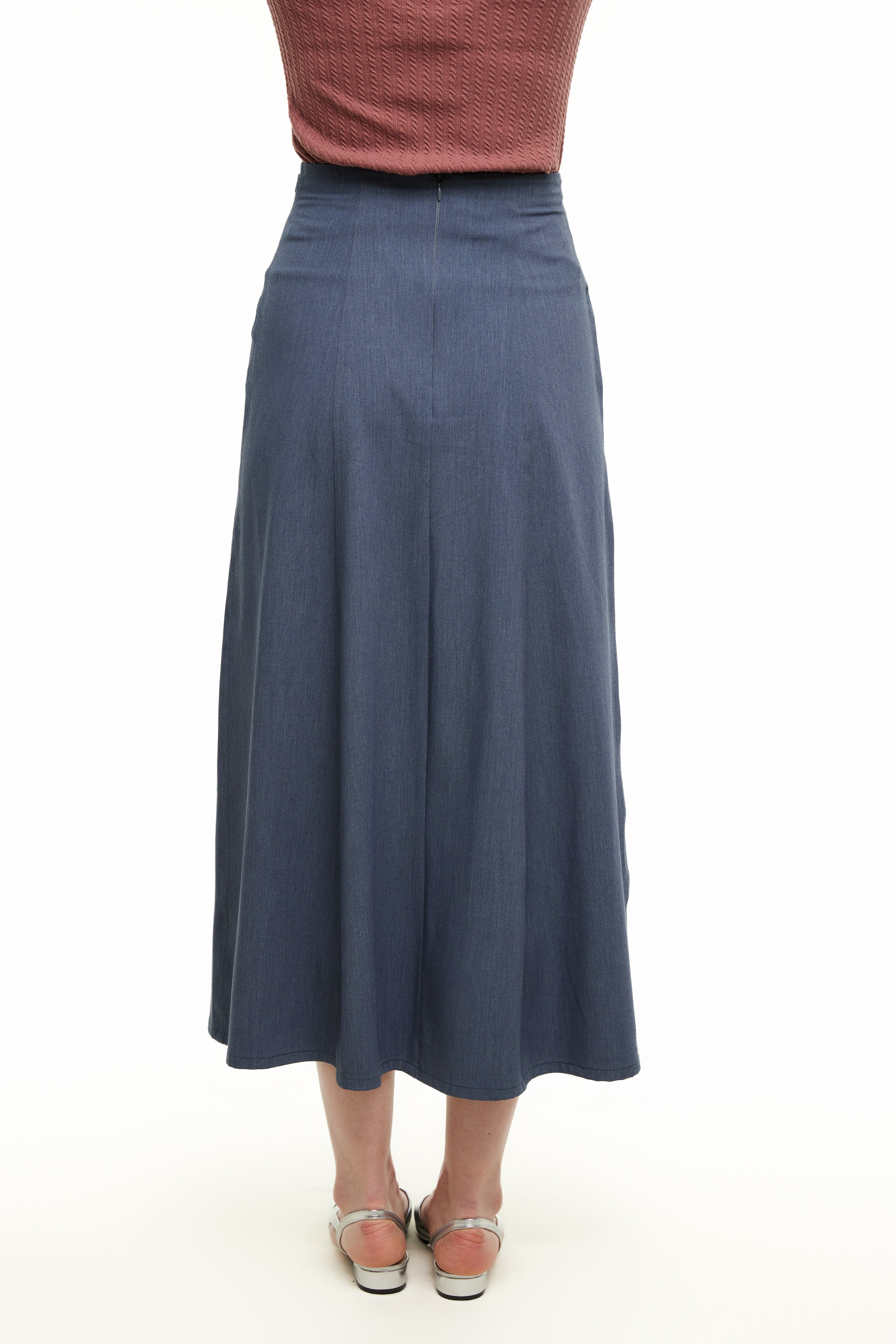 The Diana Skirt, Denim Blue – Olivvi World