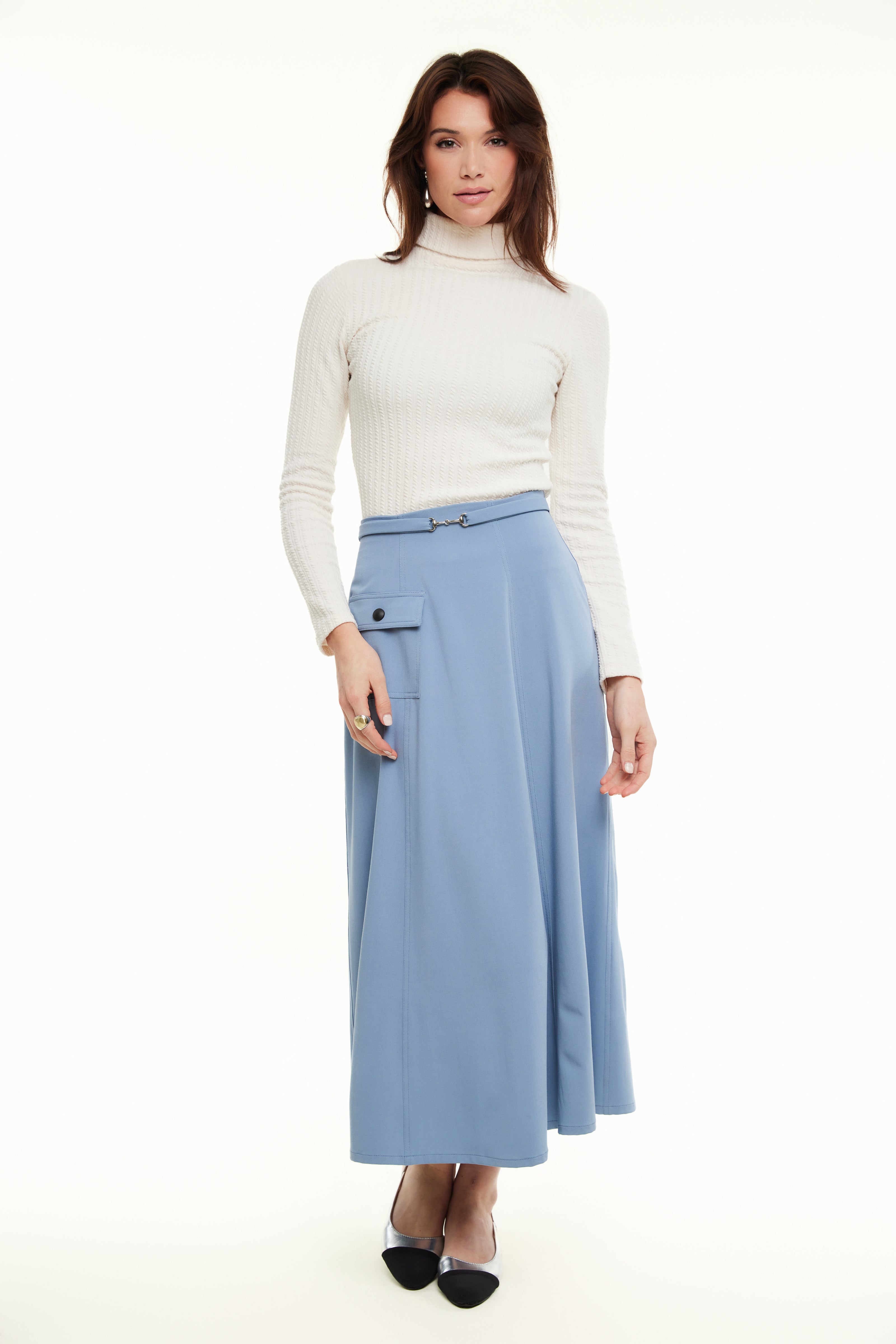 The Diana Skirt, Light Blue – Olivvi World